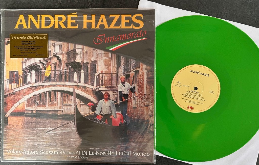 ANDRÉ HAZES - Innamorato (LP; MINT; gelimiteerd groen vinyl), LP, Ophalen of Verzenden, 12 inch, Nieuw in verpakking