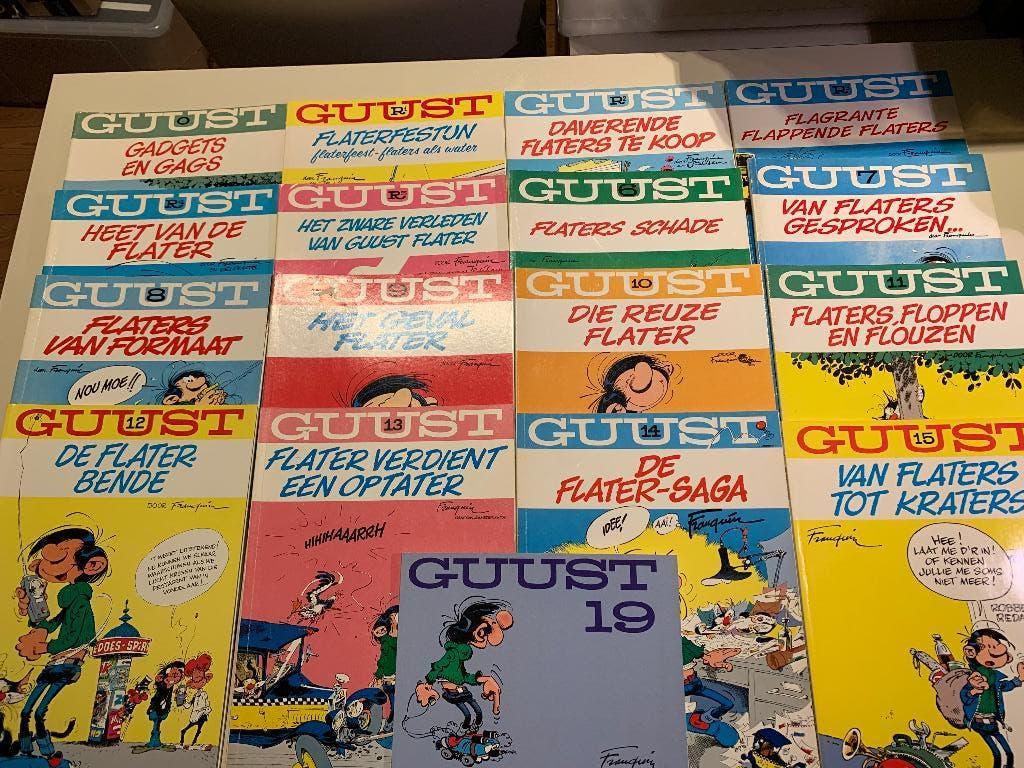 Strip Guust Flater diverse nummers, Gelezen, Ophalen of Verzenden, FRANQUIN, Meerdere stripboeken