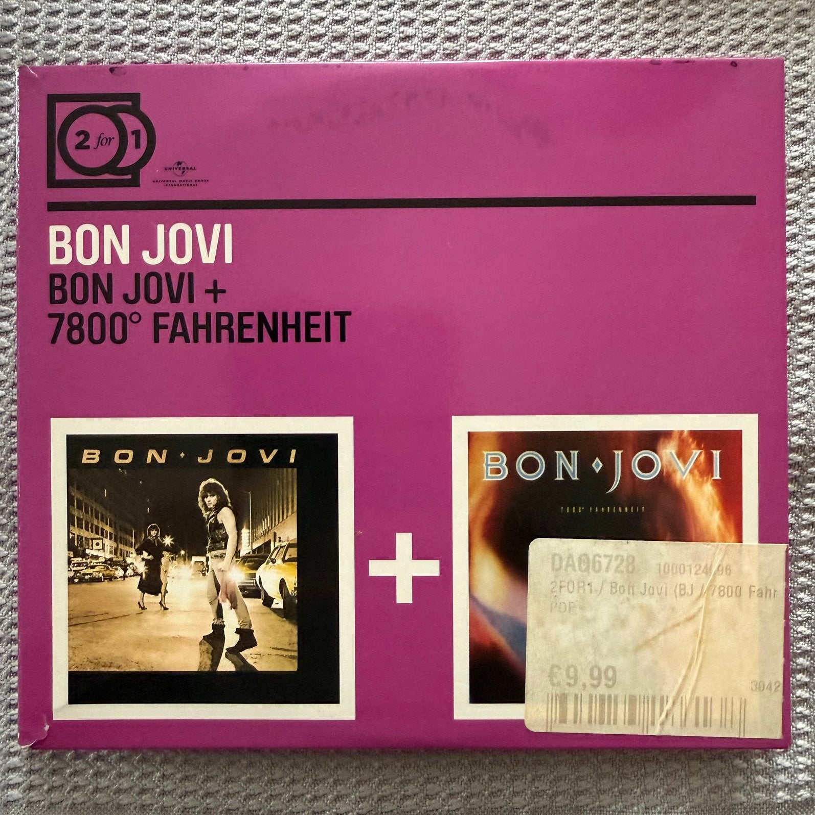 Double CD Bon Jovi, Enlèvement, Utilisé