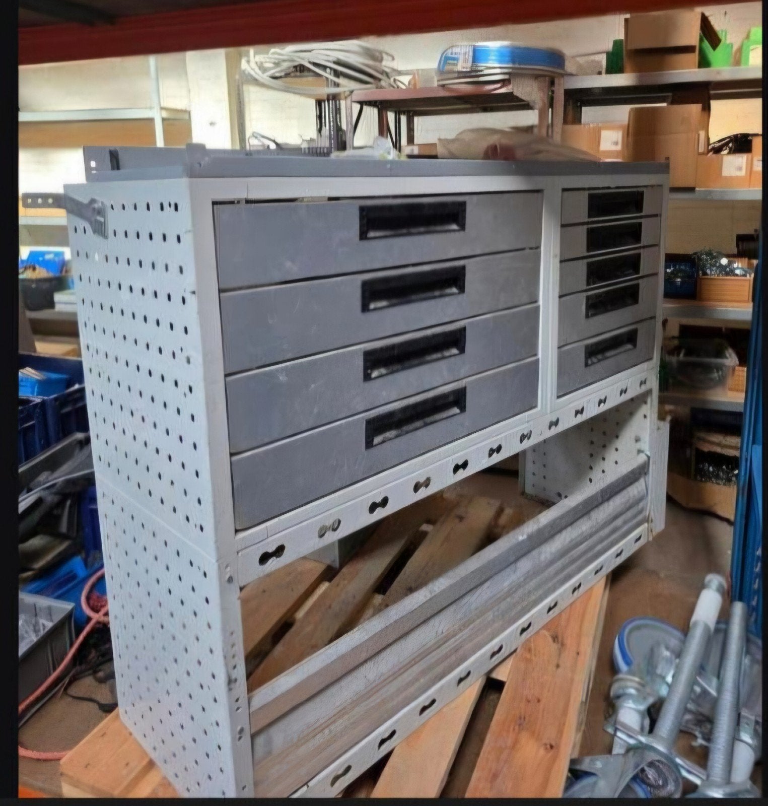 Inrichting voor camionette, Ophalen, Nieuw