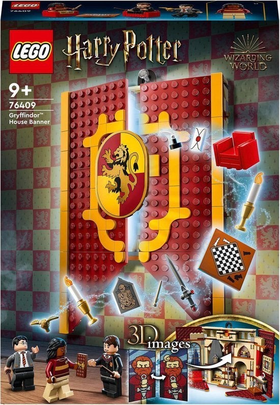 LEGO Harry Potter 76409 Griffoendor Huisbanner, Lego, Ophalen of Verzenden, Complete set, Ongeopend/sealed