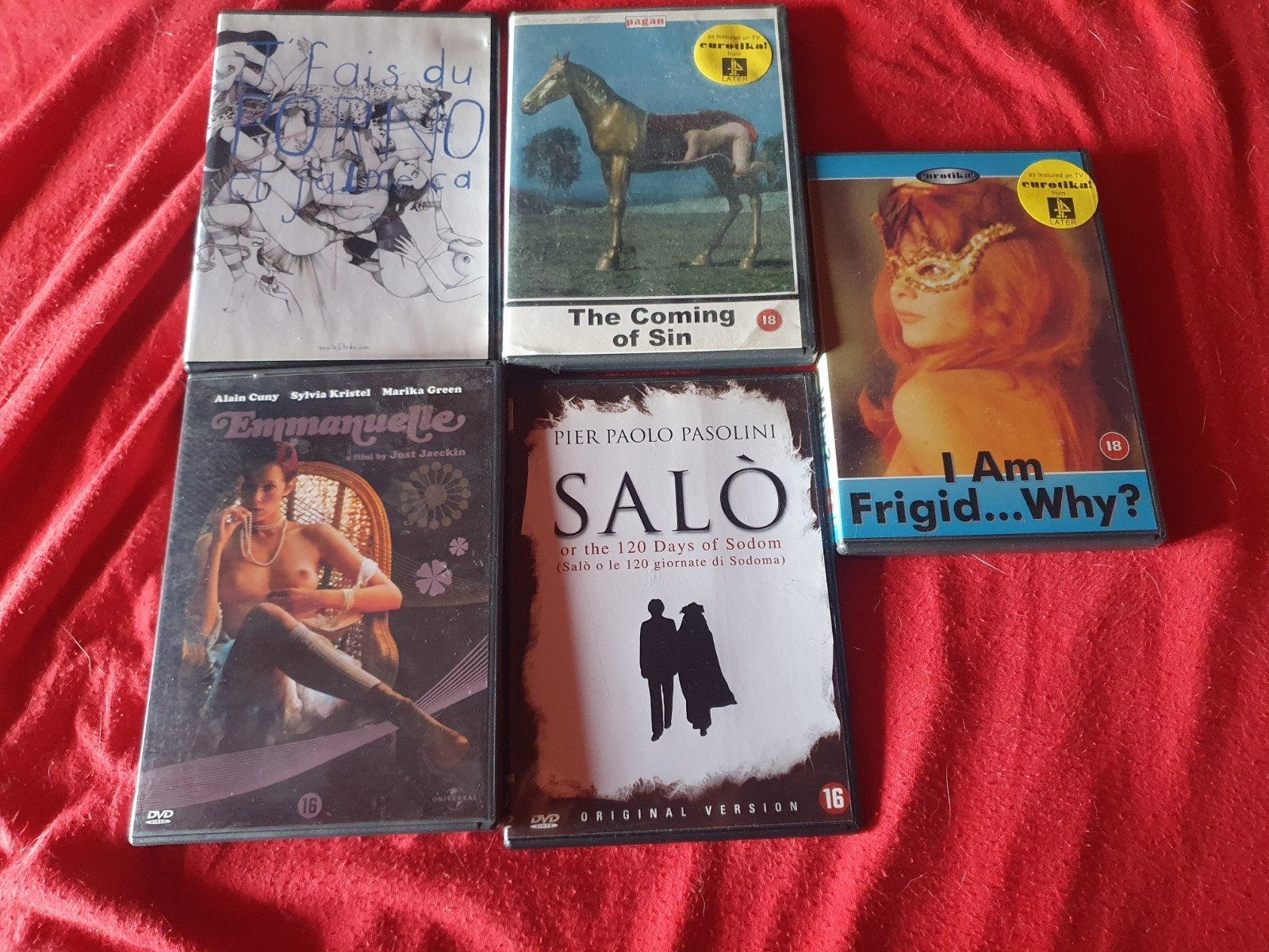5 erotische films vintage en nieuwer, Ophalen of Verzenden