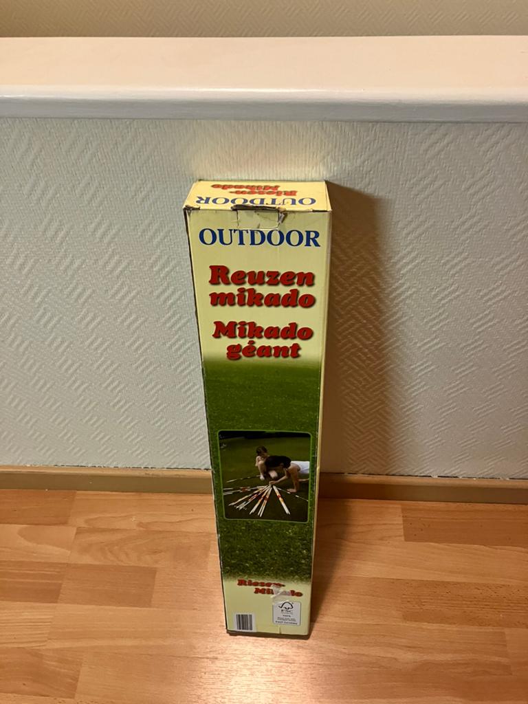 Reuze mikado, Ophalen, Gebruikt