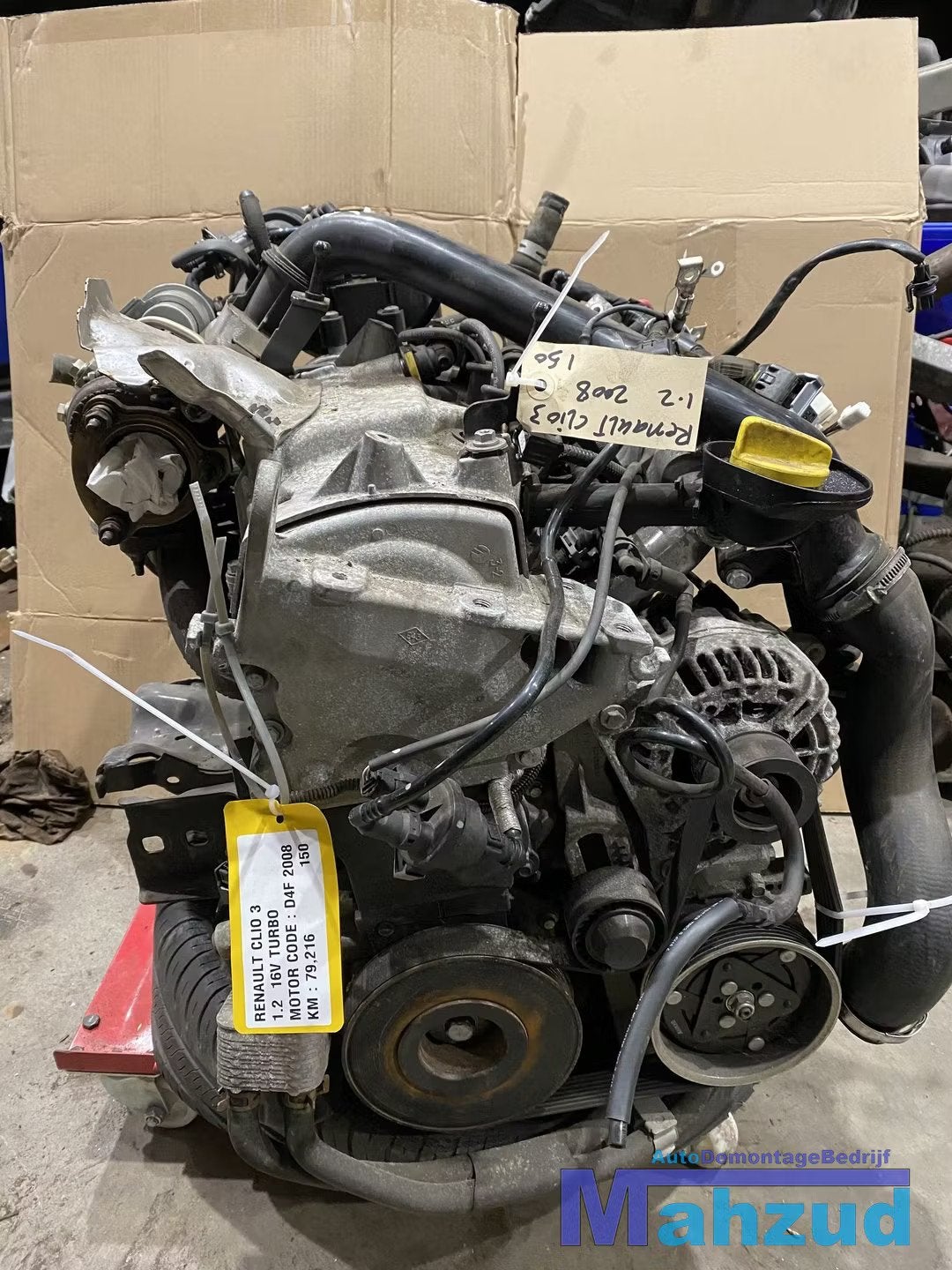 RENAULT CLIO 3 1.2 16V Motorblok D4F D4FH784 motor, Renault Group, Contact.group@renault.com, Renault, Utilisé