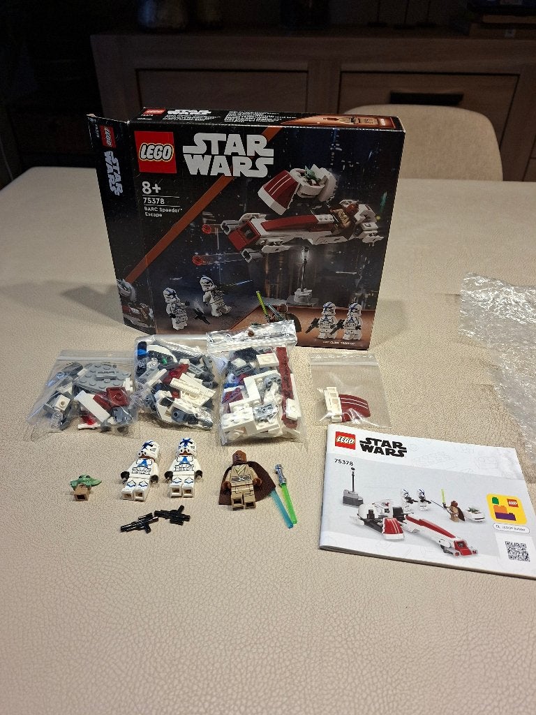 lego star wars BARC Speeder Escape 75378, Kinderen en Baby's, Speelgoed | Duplo en Lego, Zo goed als nieuw, Lego, Complete set