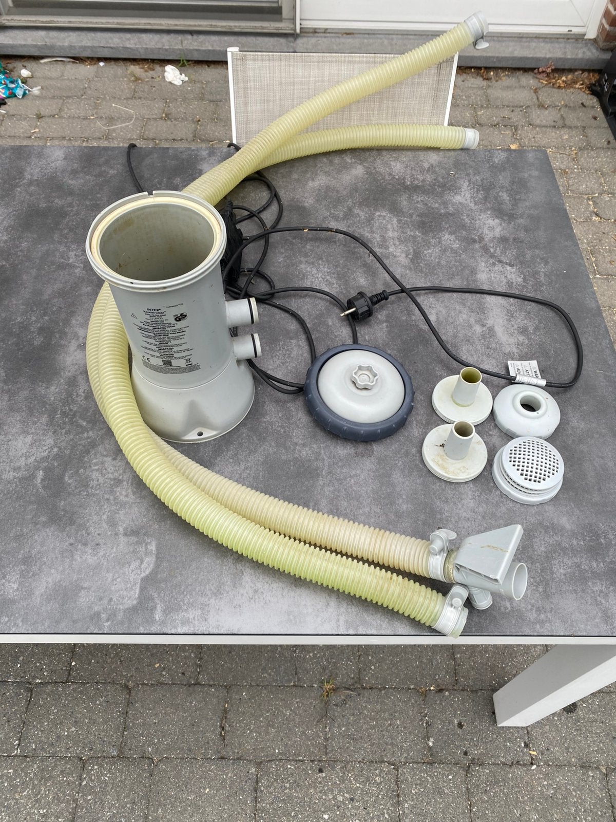 Intex patroonfilter pomp 604G, Jardin & Terrasse, Accessoires de piscine, Enlèvement, Utilisé