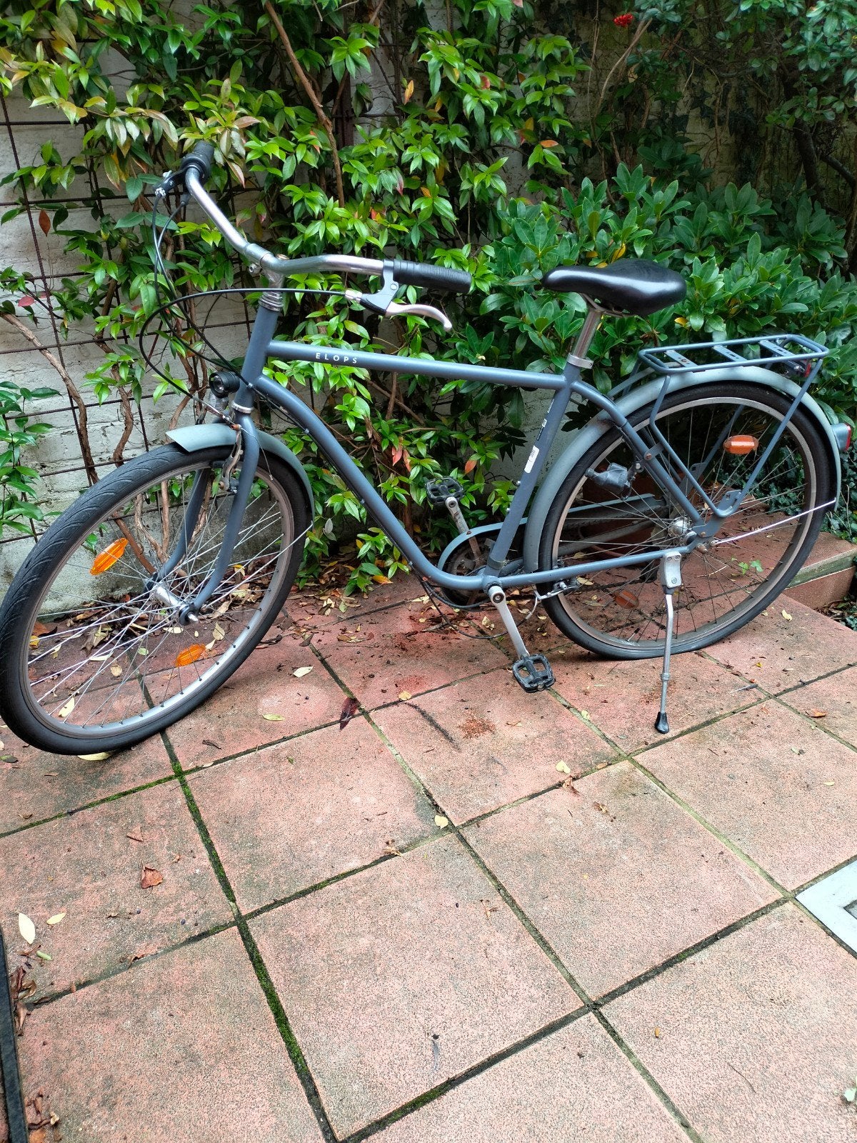 Fiets heren Decathlon, Vélos & Vélomoteurs, Vitesses, Frein sur jante, Enlèvement, Utilisé