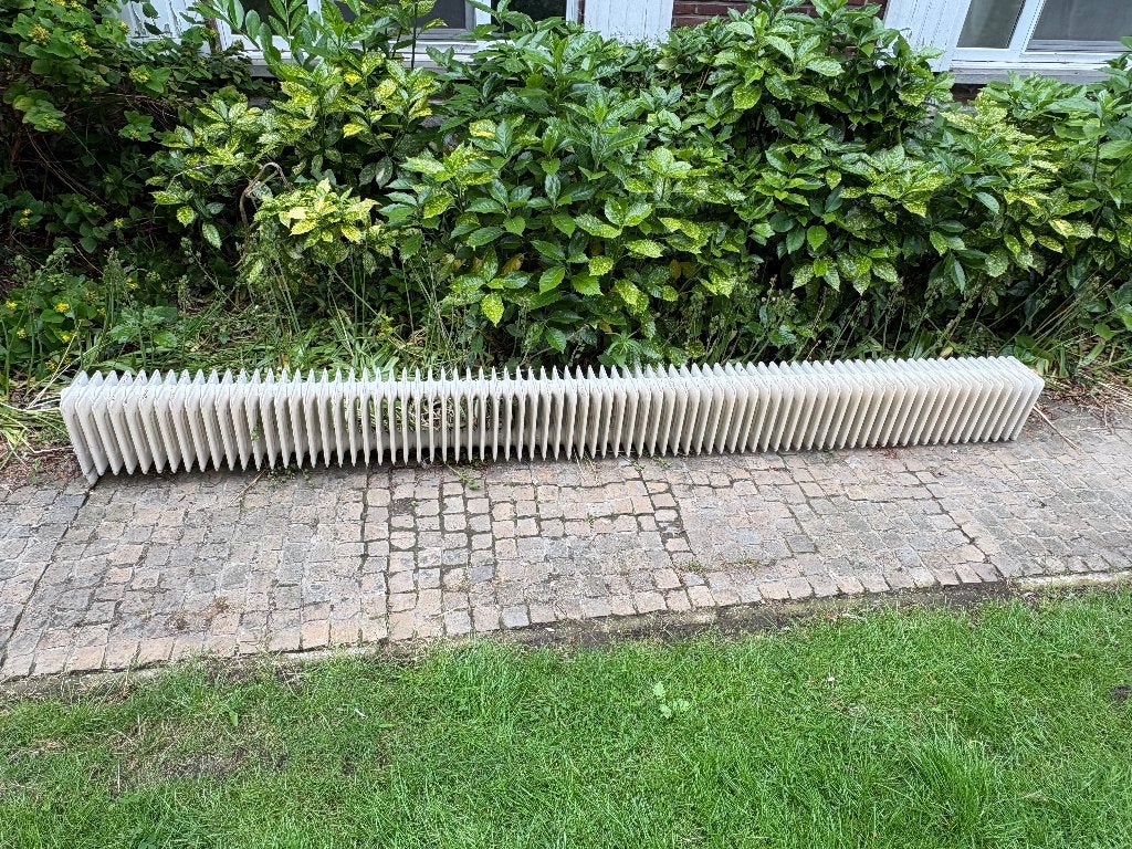 radiator/ijzer 350cm, Ophalen, Gebruikt, Radiator