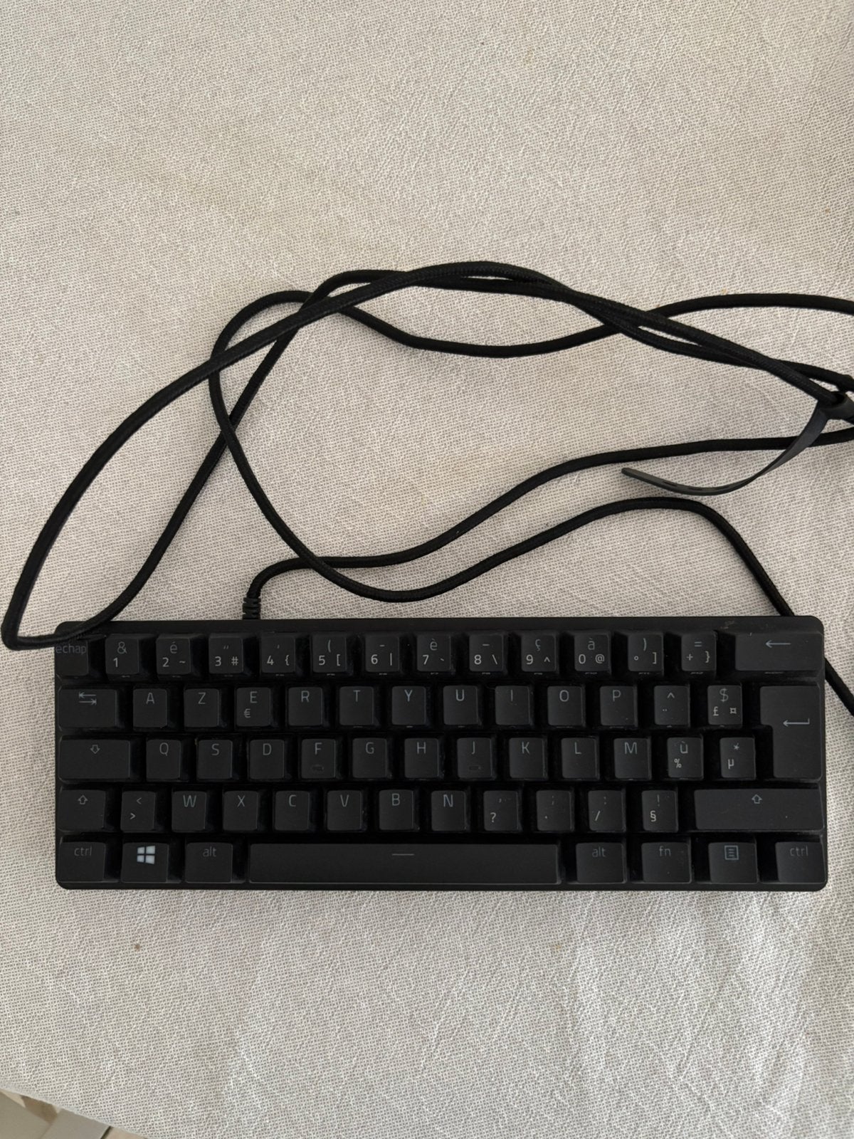 Razer huntsman mini, Computers en Software, Toetsenborden, Gaming toetsenbord, Azerty, Ophalen of Verzenden, Zo goed als nieuw