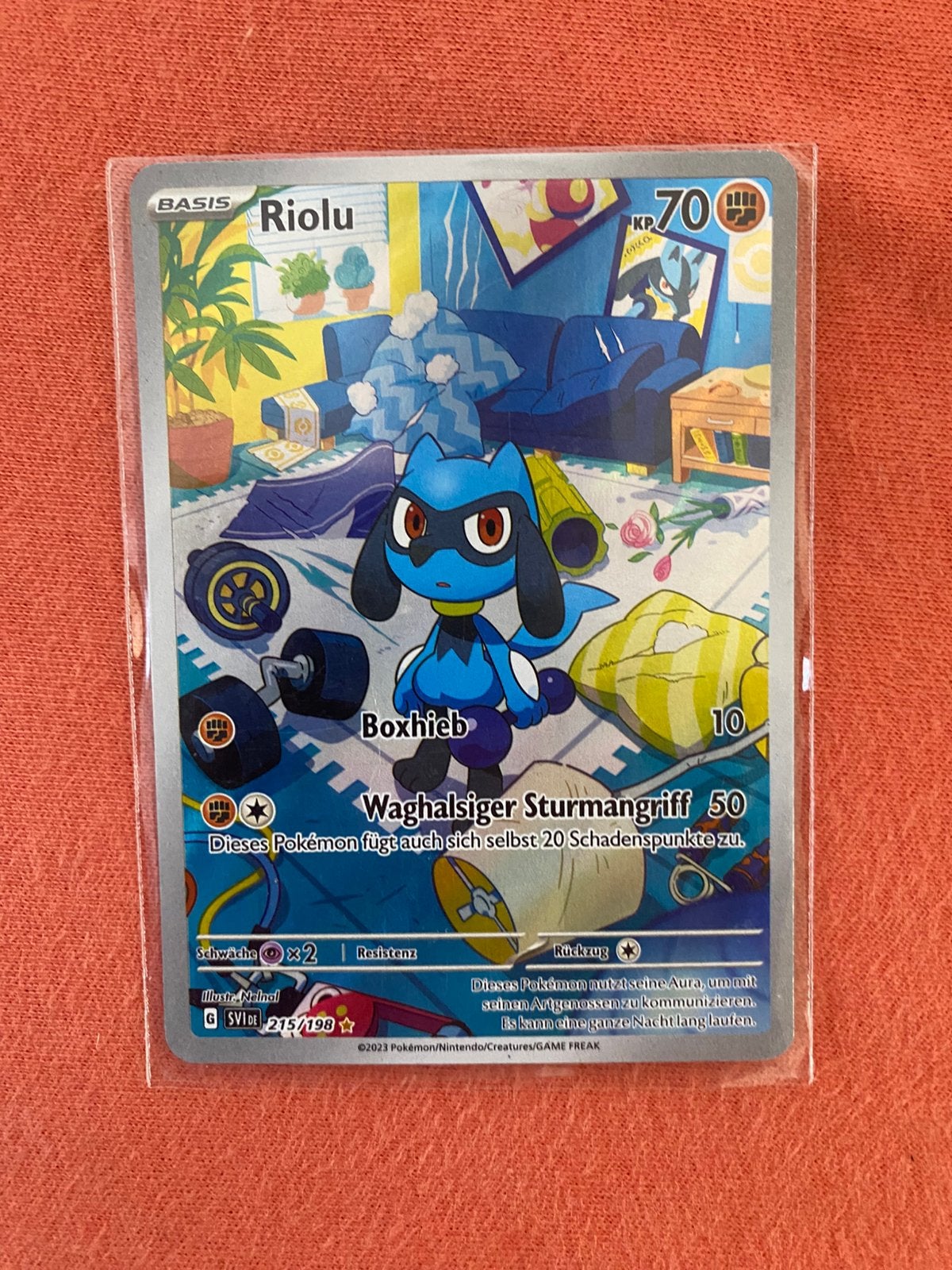 Riolu Pokémon, Enlèvement, Comme neuf
