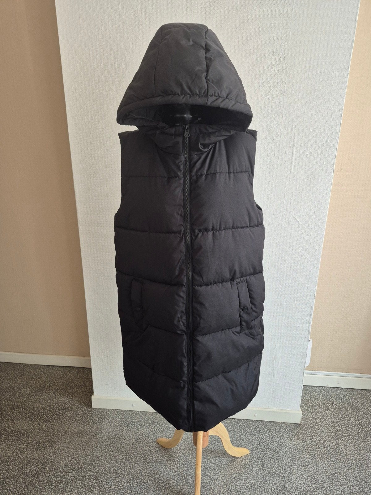 bodywarmer met kap, Kleding | Dames, Ophalen, Vero Moda, Zwart, Maat 42/44 (L)