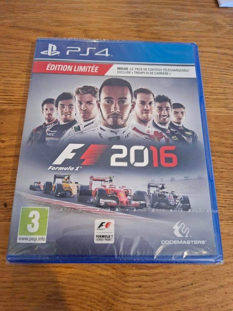 Jeu Ps4 PlayStation 4 F1 2016 édition limitée neuf, Consoles de jeu & Jeux vidéo, Jeux | Sony PlayStation 4, Enlèvement ou Envoi