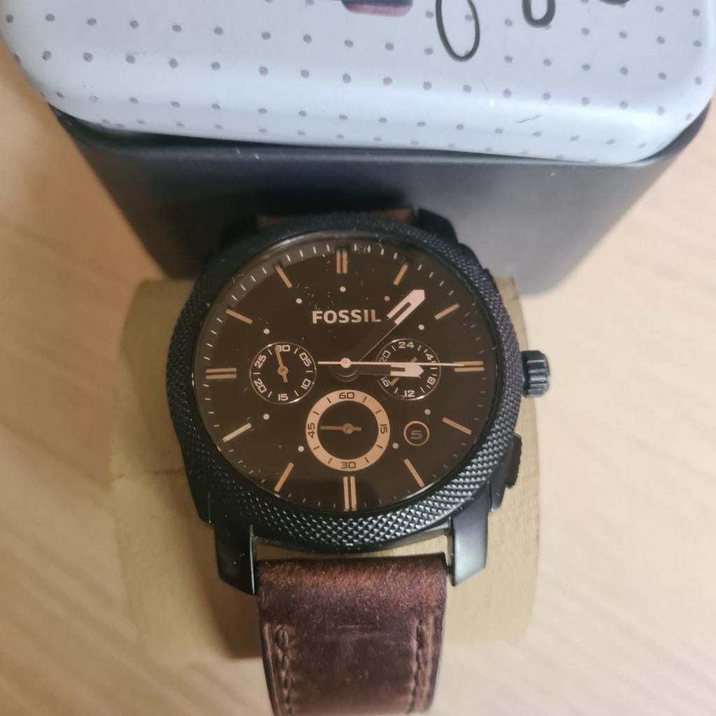 Montre fossil  FS4656 avec boîte homme, Bijoux, Sacs & Beauté, Montre-bracelet, Autres marques, Enlèvement ou Envoi, Cuir