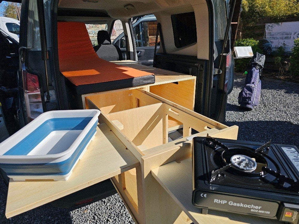 Kit cuisine amovible pour van, fourgon, Berlingo, Caravanes & Camping, Camping-car Accessoires, Neuf, Enlèvement ou Envoi