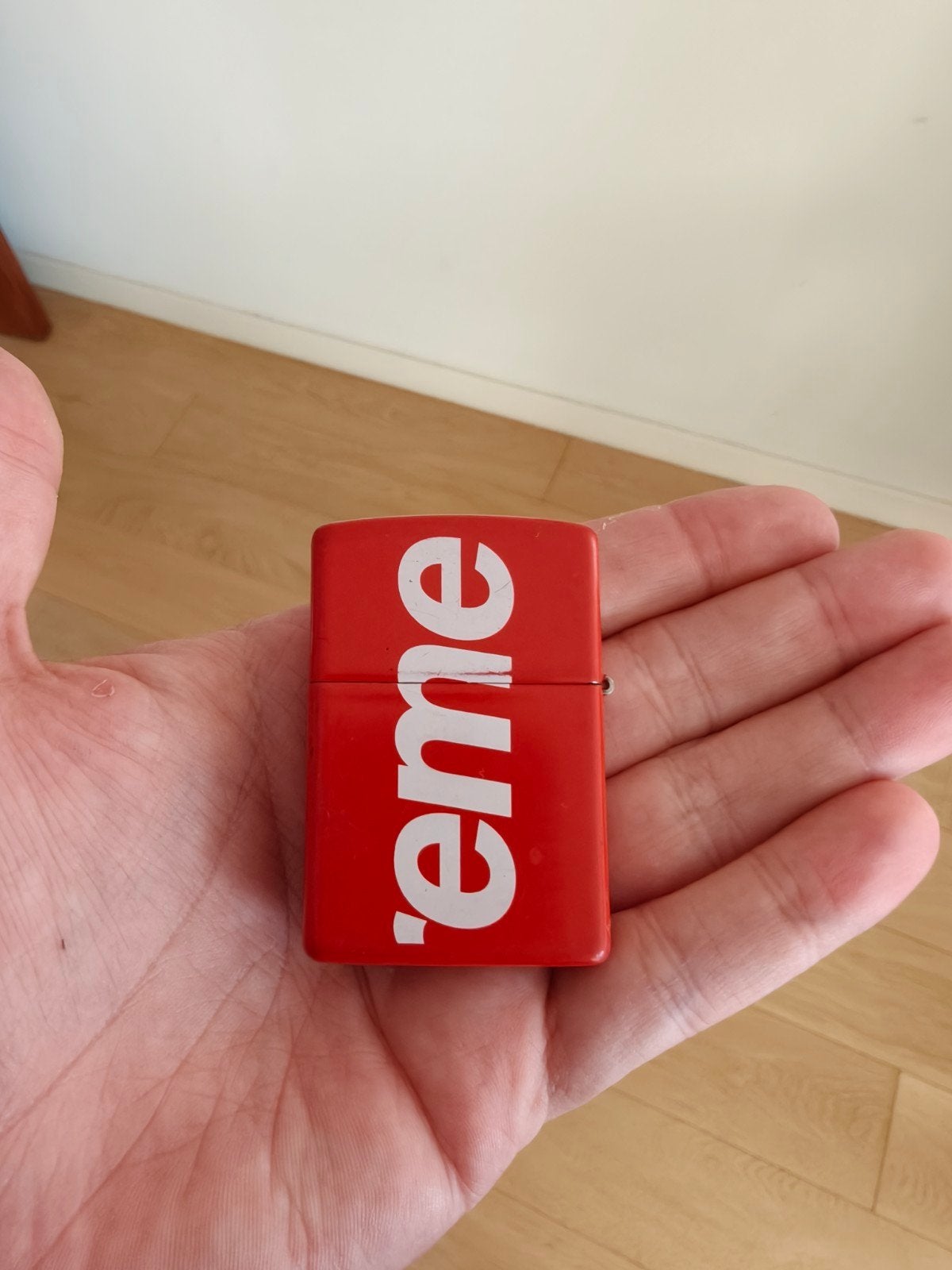 Supreme zippo, Ophalen, Gebruikt, Aansteker