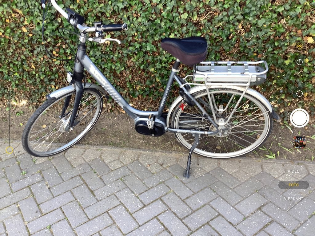 E bike damesfiets, Gebruikt, 50 km per accu of meer, 55 tot 59 cm, Ophalen