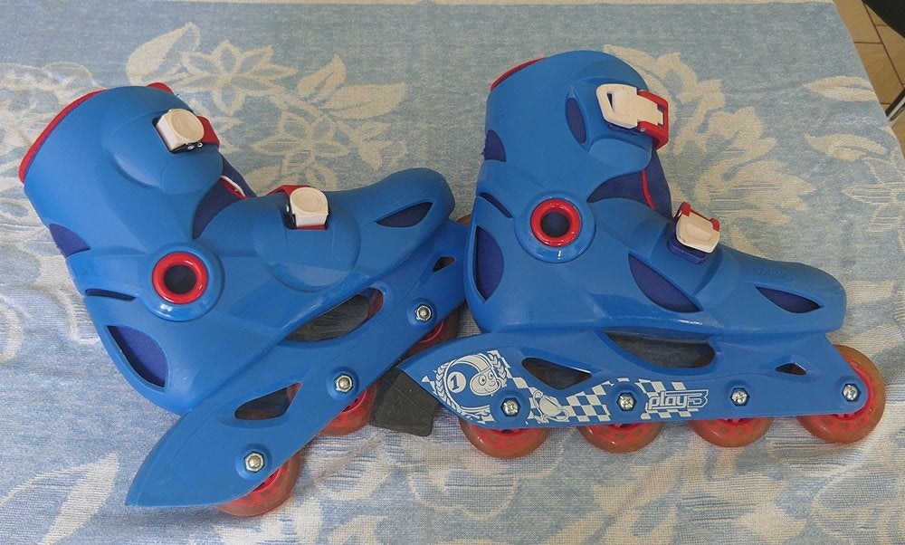 skates, Sport en Fitness, Skeelers, Verstelbaar, Kinderen, Zo goed als nieuw, Inline skates 4 wielen