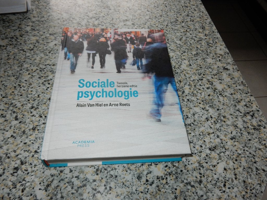 nr.881 - Sociale psychologie - 9789401445122, Enlèvement ou Envoi