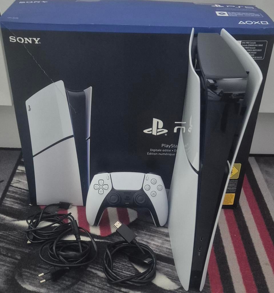 PlayStation 5 slim édition digital comme neuf Avec Garantie, Enlèvement, Comme neuf, Playstation 5