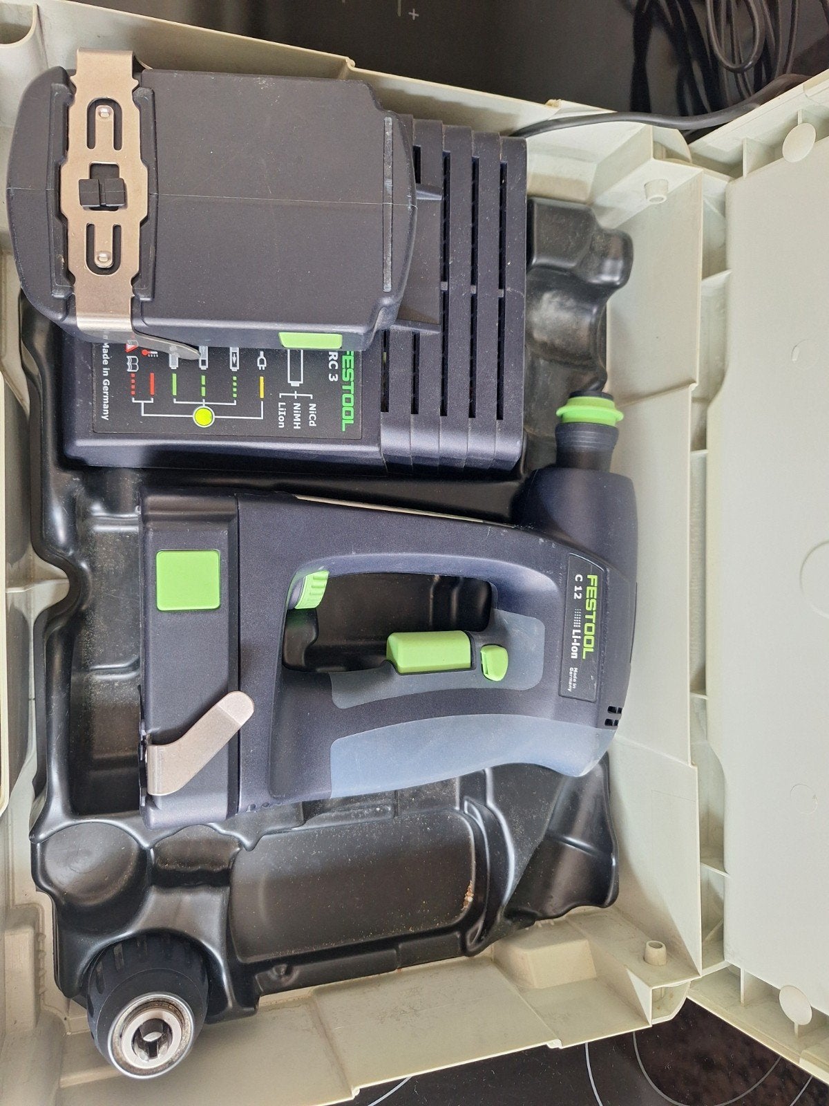 Festool schroef/boormachine c12, Ophalen