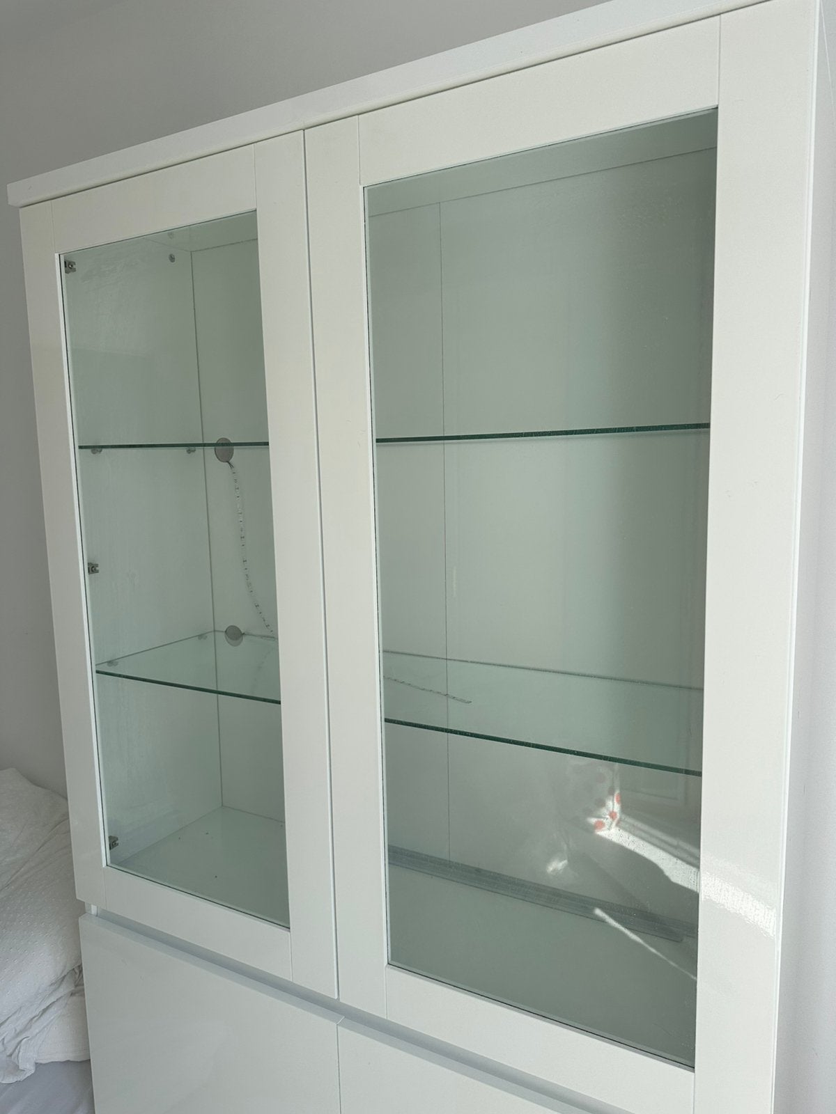 Vitrine kast, Huis en Inrichting, Kasten | Vitrinekasten, Ophalen, Zo goed als nieuw