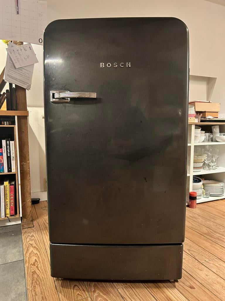 SALE !! Frigo koelkast Bosch Classic Edition retro like smeg, Ophalen, 120 tot 140 cm, 60 cm of meer, Zo goed als nieuw