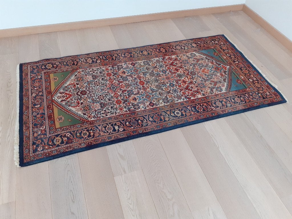 Tapis persan noué à la main 182 x 90 cm (excellent état), Antiquités & Art, Enlèvement