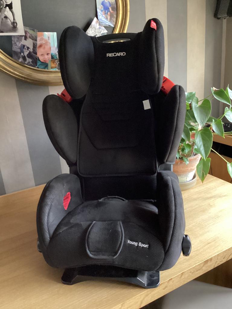 Autostoel Recaro Young Sport15kg/36kg, 15 t/m 36 kg, Verstelbare rugleuning, Ophalen, Overige merken
