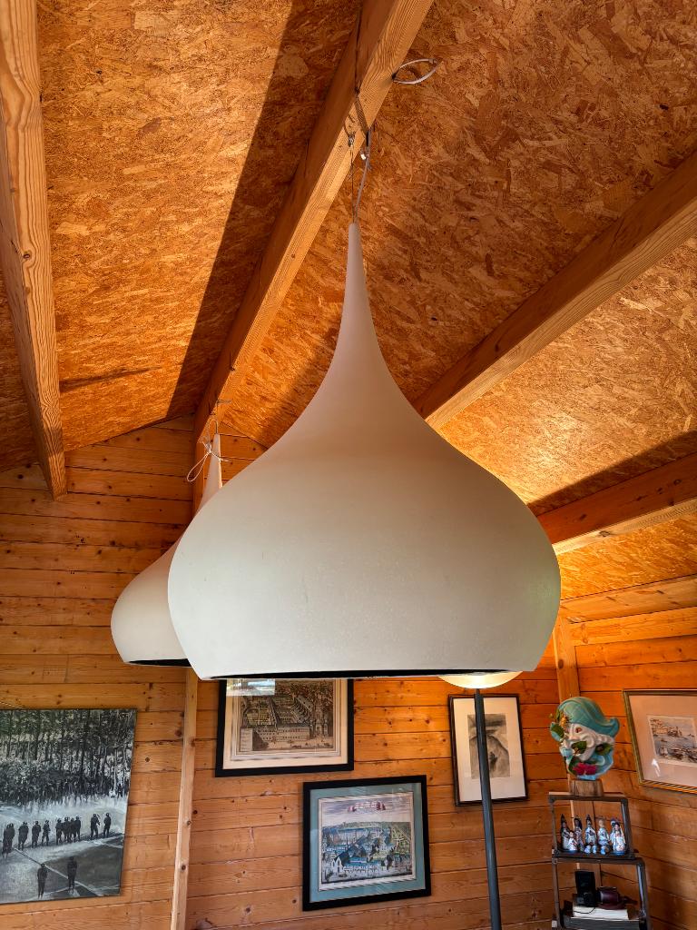Zeer grote druppel hanglampen., Ophalen