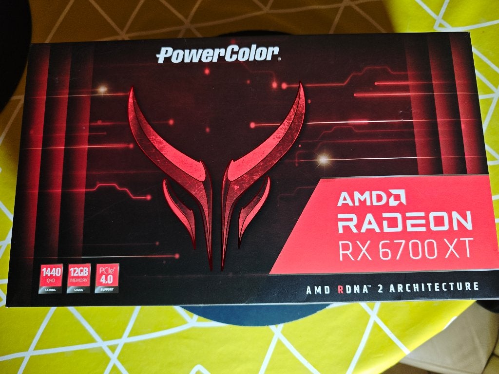 Powercolor Radeon RX 6700XT, Computers en Software, Videokaarten, Zo goed als nieuw, AMD, PCI-Express 4.0, GDDR6, HDMI, DisplayPort