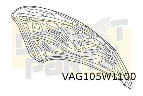 Audi A7 (11/10-6/18) Motorkap Origineel! 4G8823029B, -, -, Nieuw, Audi