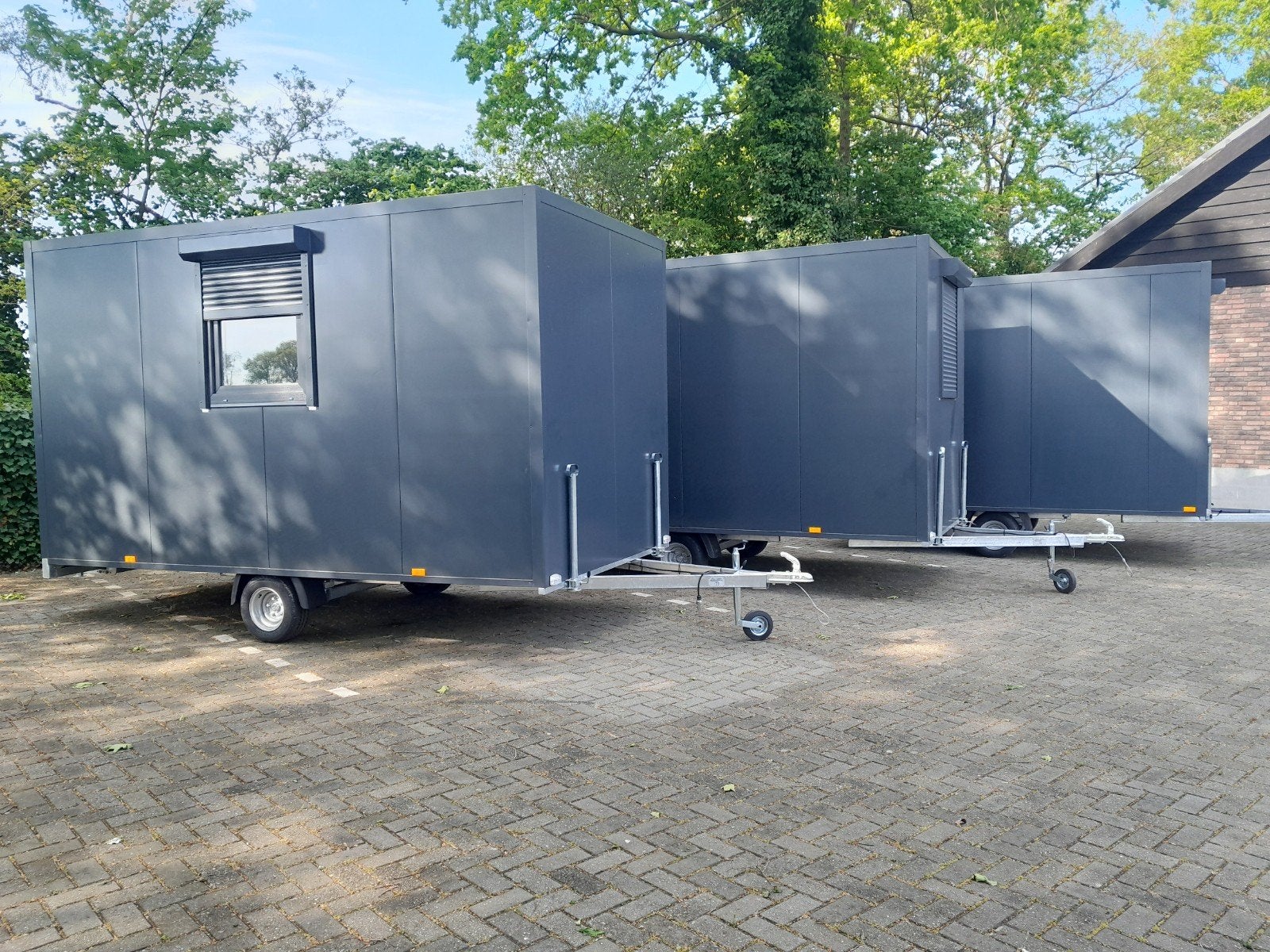 werfkeet bouwkeet schaftwagen snelverkeer pipowagen keet, Doe-het-zelf en Bouw, Ophalen, Nieuw