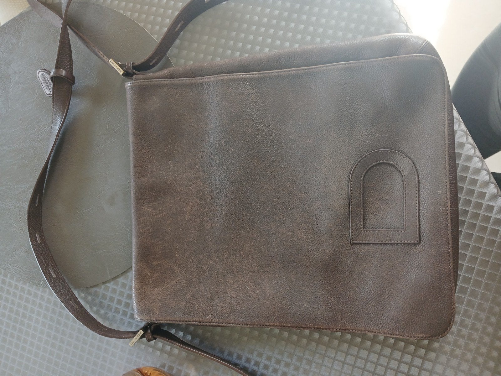 Handtas Delvaux, Ophalen, Gebruikt, Bruin, Handtas