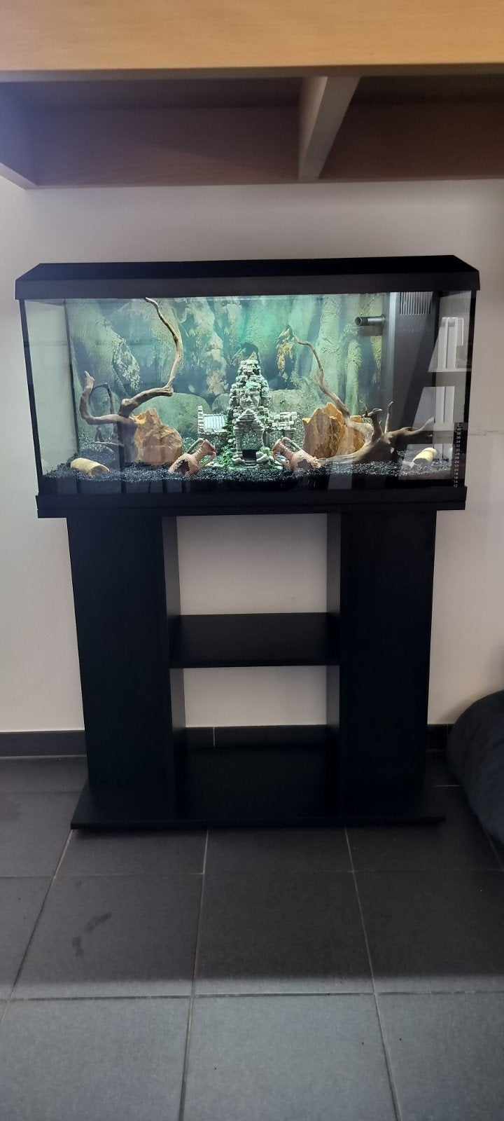 aquarium juwel 110 primo 2.0 zwart, Dieren en Toebehoren, Ophalen, Gebruikt, Aquariummeubel, Juwel
