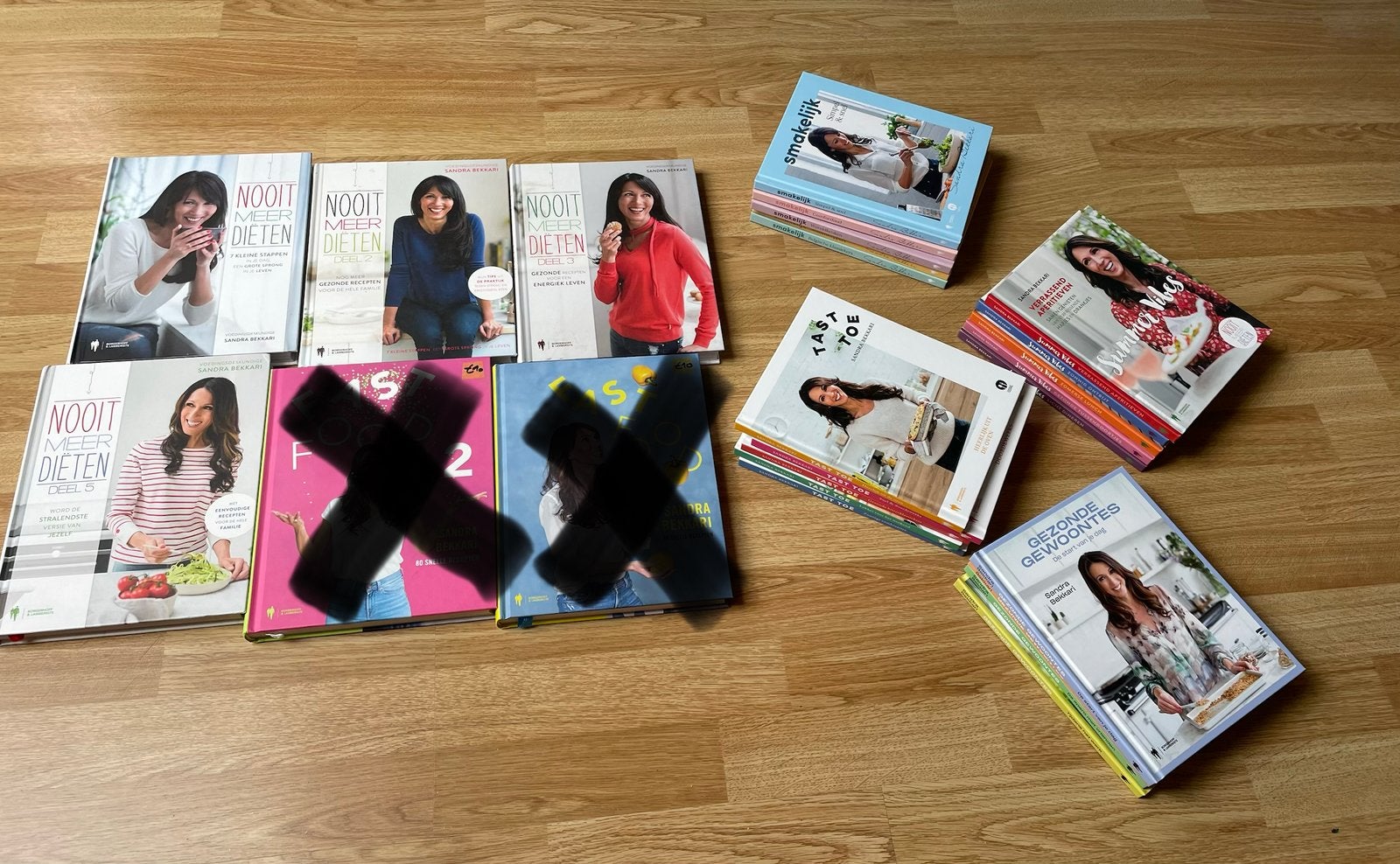 Sandra Bekkari boeken nooit meer dieten, fastfood, sets, Ophalen of Verzenden, Zo goed als nieuw