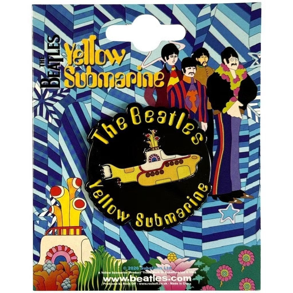 The Beatles Yellow Submarine Spinning Sub - Pin off. merch., Ophalen of Verzenden, Nieuw