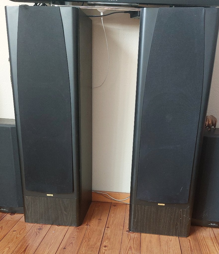 Enceintes colonne JAMO 128, TV, Hi-fi & Vidéo, Enlèvement, Utilisé, Enceinte colonne, 150 watts ou plus