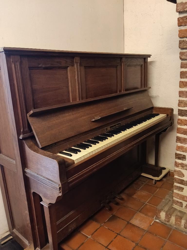 Klassieke piano J.Oor, Muziek en Instrumenten, Ophalen, Gebruikt, Bruin, Piano