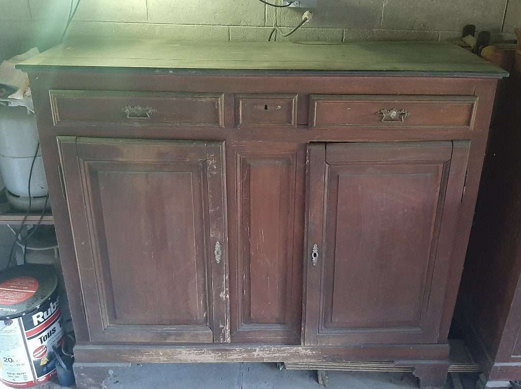 Buffet ancien à rénover, Avec tiroir(s), 150 à 200 cm, Enlèvement, Utilisé