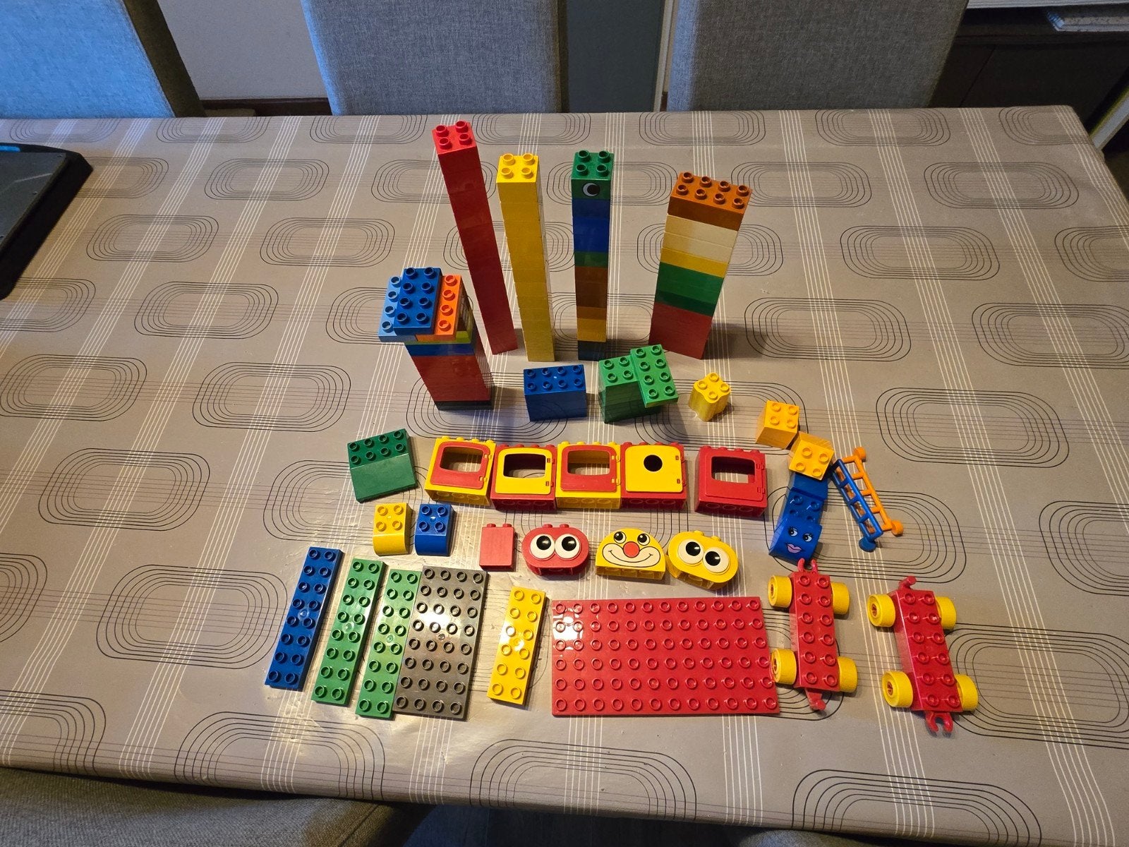 Duplo blokken, Ophalen