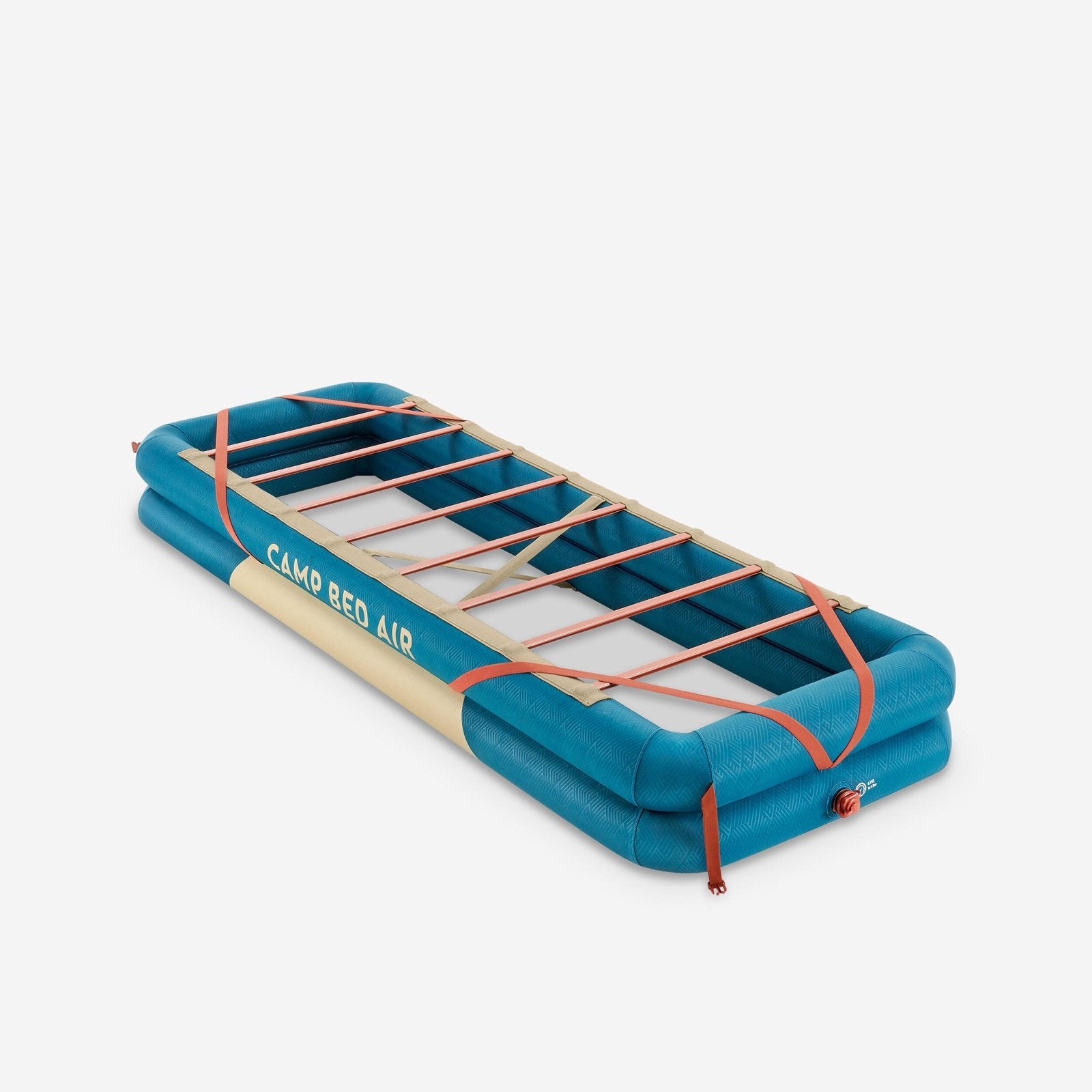 Quechua 2x camp bed air + Ultim comfort matrass, Ophalen, Ingebouwde pomp, Zo goed als nieuw, 2-persoons