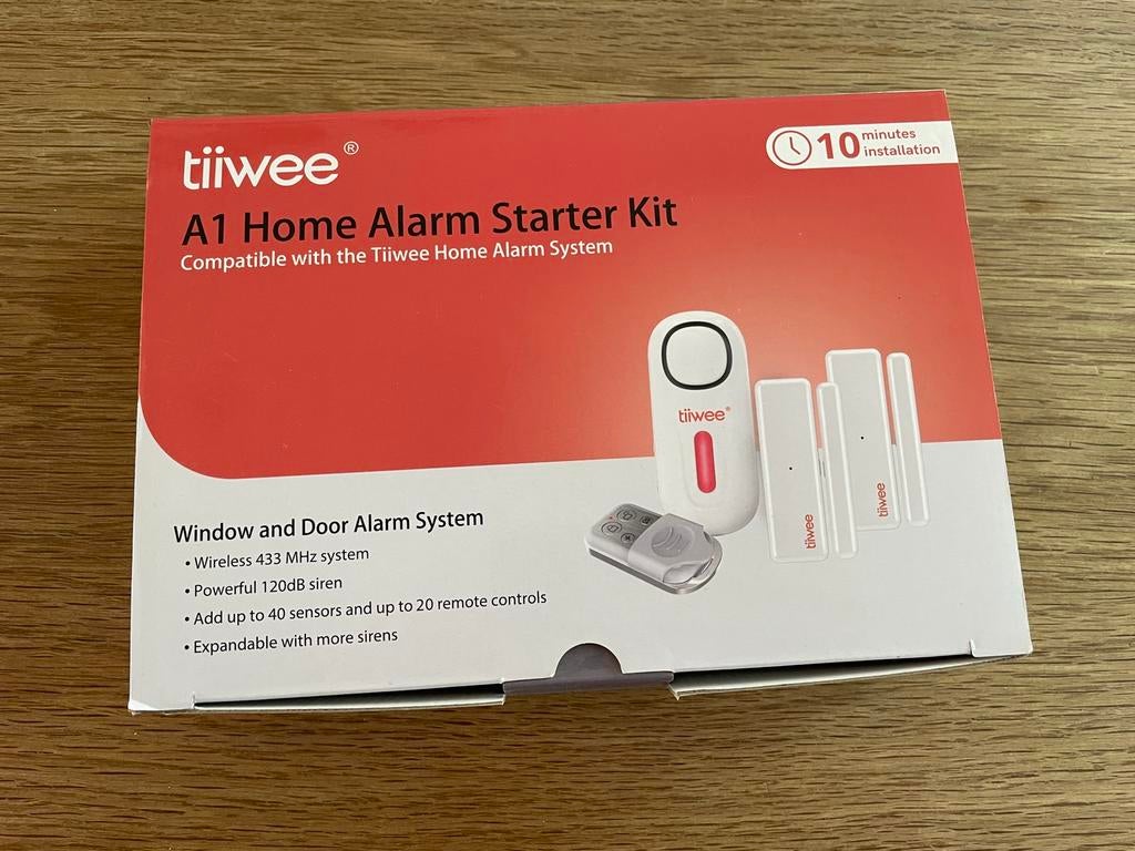 Tiiwee alarmsysteem, Detector, Sensor of Melder, Raam of Deur, Draadloos, Nieuw