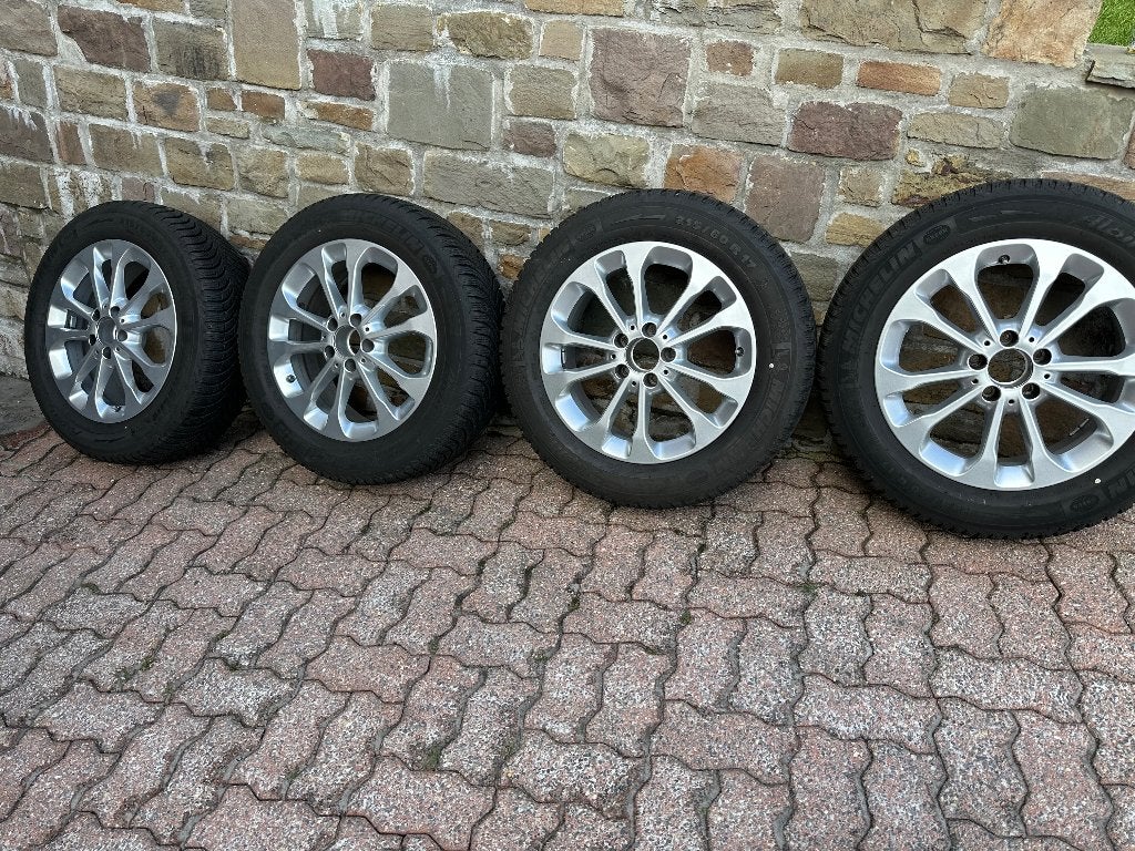 4 jantes d’origine Mercedes GLA X156 + pneus hiver, Enlèvement, Pneus hiver, Pneu(s)