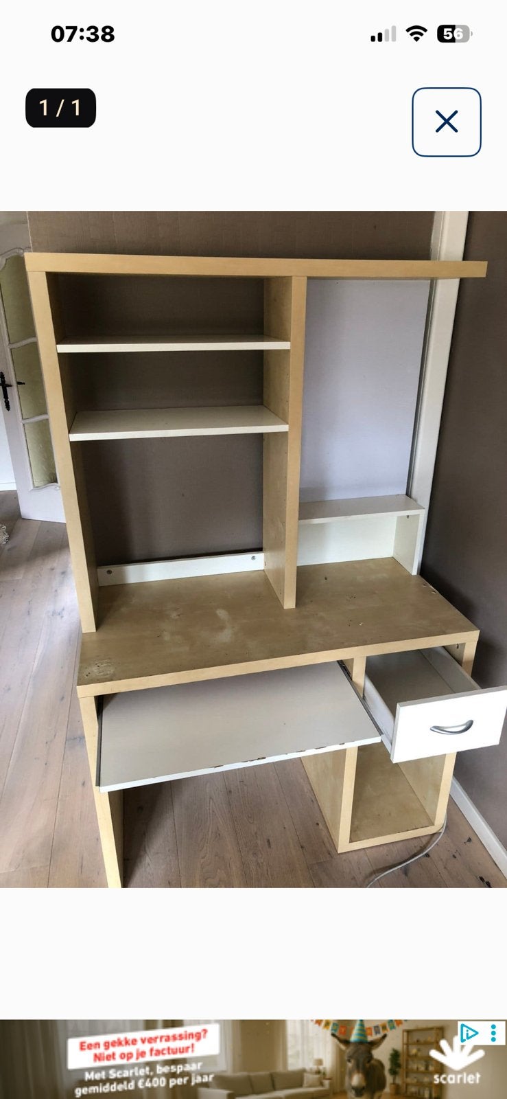 Computermeubel, Huis en Inrichting, Ophalen, Gebruikt