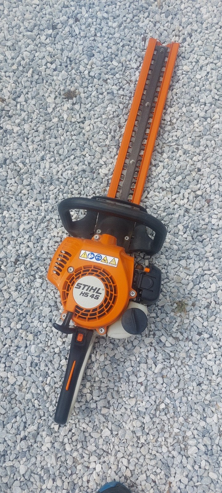 Stihl hs45, Ophalen