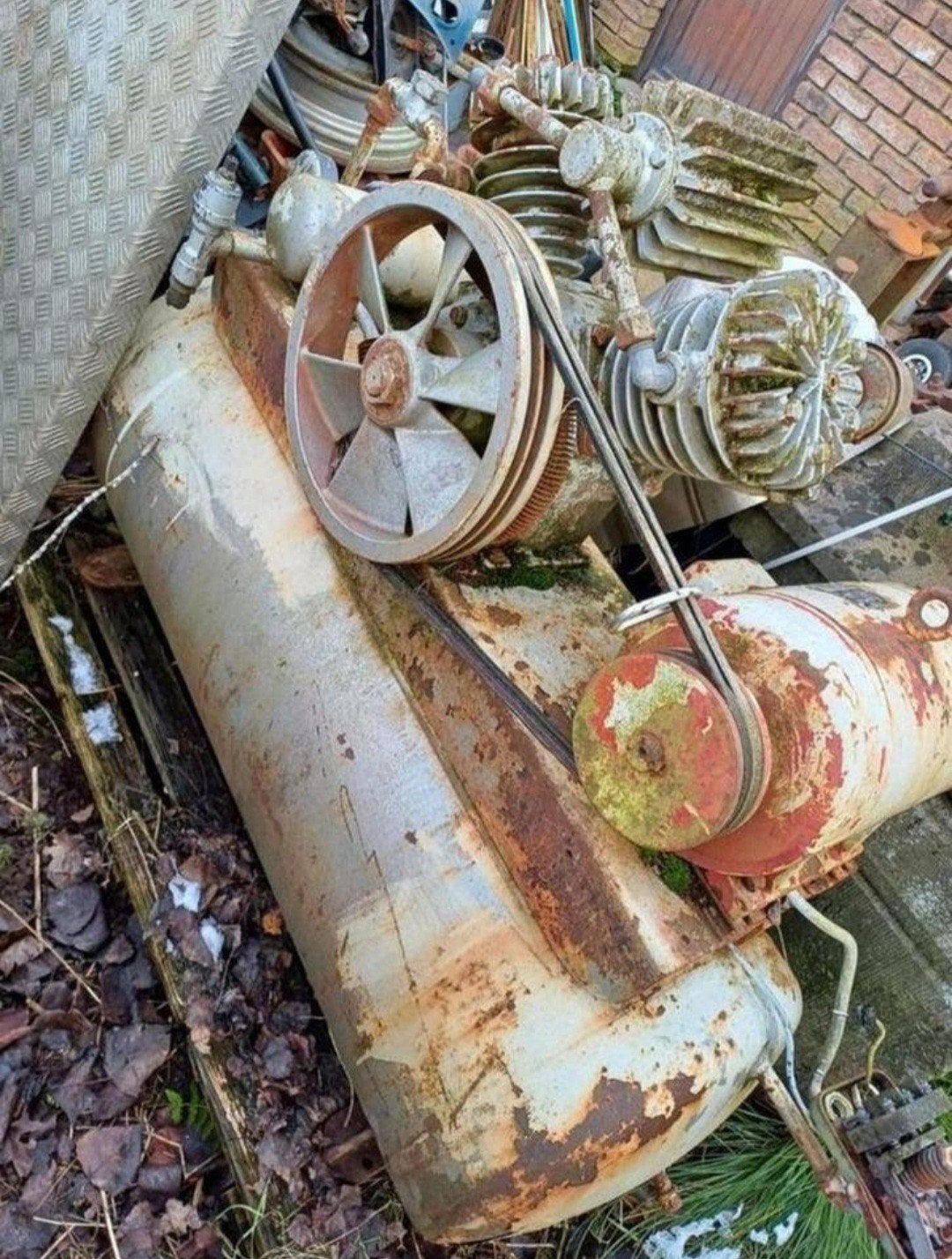 grote garagecompressor, Ophalen