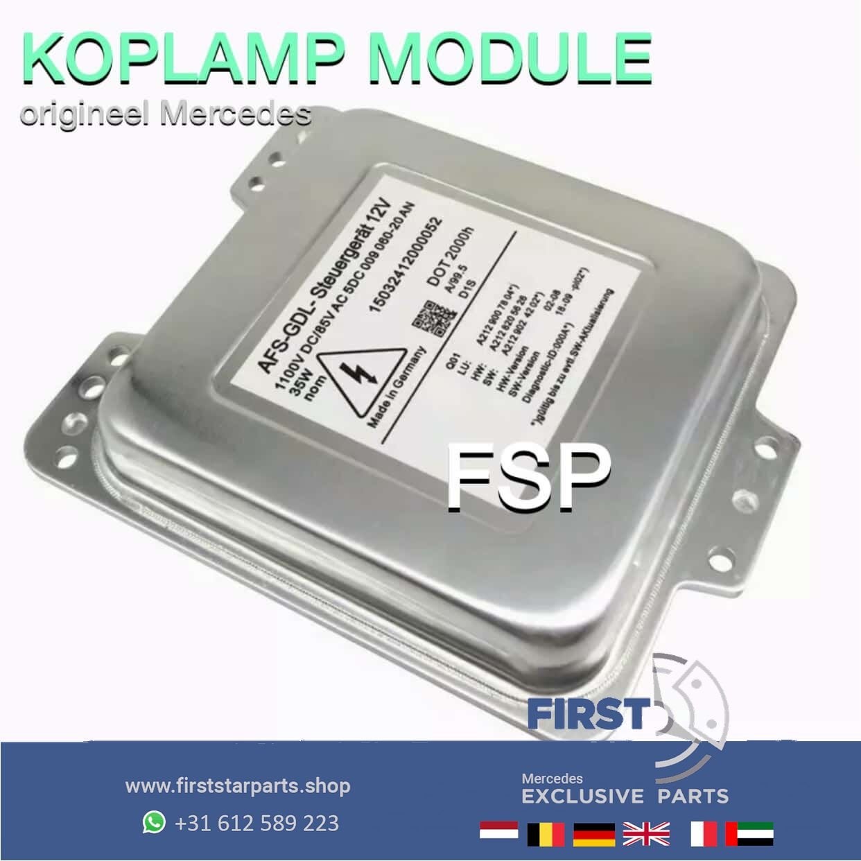 A1648704128 XENON STARTER Mercedes E M Klasse KOPLAMP MODULE, Auto-onderdelen, Gebruikt, -, Ophalen of Verzenden, -
