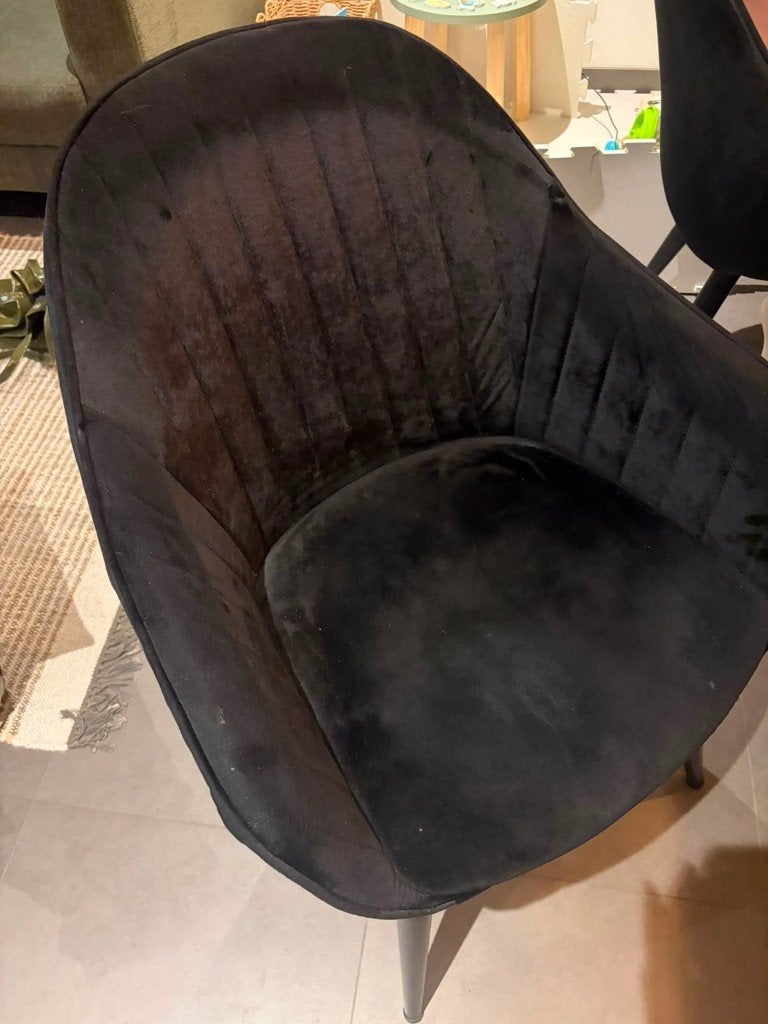 Stoelen, Huis en Inrichting, Ophalen, Zo goed als nieuw, Zwart, Vijf, Zes of meer stoelen