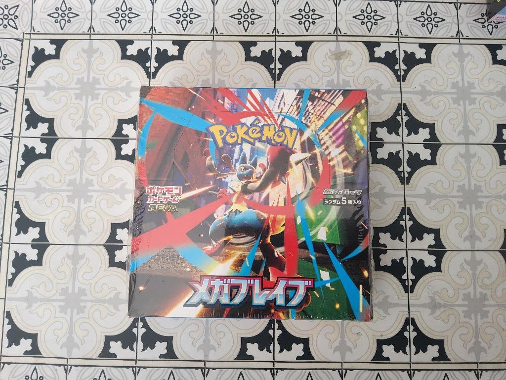 Pokémon Mega Brave 30 Boosters Japanse versieset, Ophalen of Verzenden, Nieuw, Boosterbox, Foil