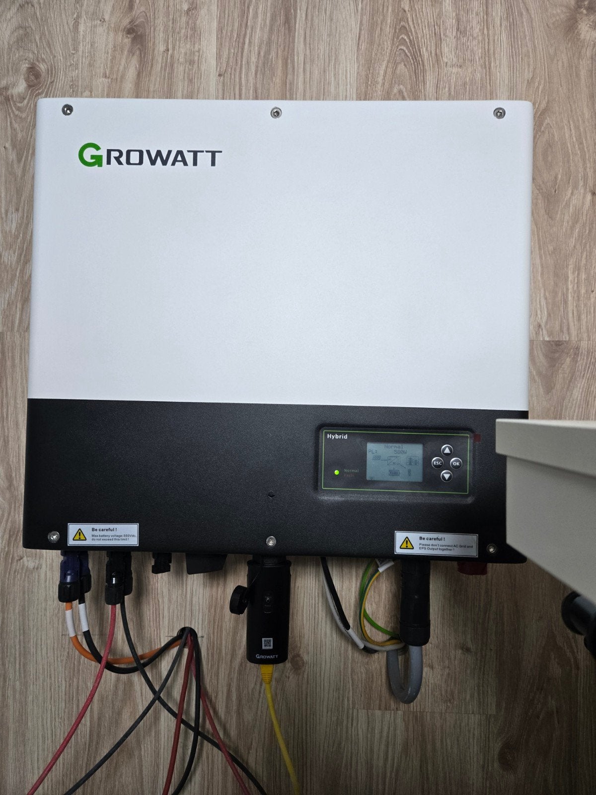 Growatt SPH5000TL3 BH-UP hybride omvormer, Doe-het-zelf en Bouw, Ophalen